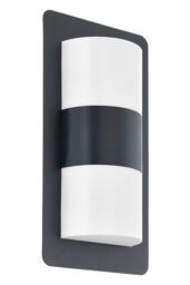 Eglo Cistierna Metal IP44 Outdoor Wall Light in Dark Grey - thumbnail 1