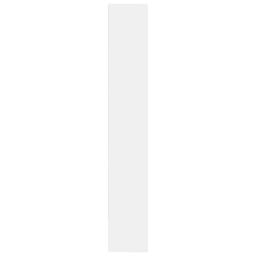 Berkfield Home Book Cabinet White 80x30x189 cm Engineered Wood - Size: 80 x 30 x 189 cm - thumbnail 5
