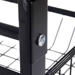 Garden Sanctuary 5-Tier Kitchen Trolley in Black - thumbnail 5