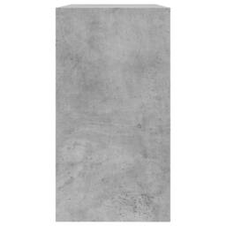 Berkfield Home Shoe Cabinet Concrete Grey 80x34x63 cm Engineered Wood - Size: 80 x 34 x 63 cm - thumbnail 6