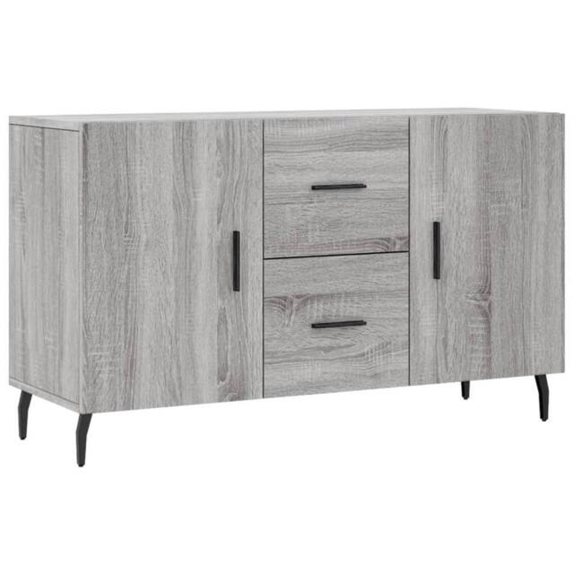 Berkfield Home Sideboard Grey Sonoma 100x36x60 cm Engineered Wood - Size: 100 x 36 x 60 cm - image 1