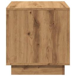 Berkfield Home Coffee Table Artisan Oak 40x40x43 cm Engineered Wood in Brown - Size: 40 x 40 x 43 cm - thumbnail 5