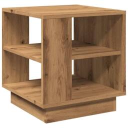 Berkfield Home Coffee Table Artisan Oak 40x40x43 cm Engineered Wood in Brown - Size: 40 x 40 x 43 cm - thumbnail 6