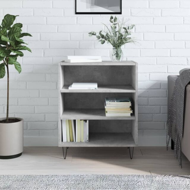 Berkfield Home Sideboard Concrete Grey 57x35x70 cm Engineered Wood - Size: 57 x 35 x 70 cm - image 1