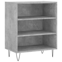 Berkfield Home Sideboard Concrete Grey 57x35x70 cm Engineered Wood - Size: 57 x 35 x 70 cm - thumbnail 2