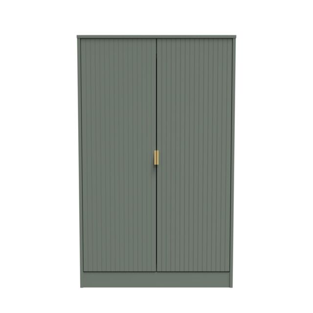 Ready Assembled 2 U Denver 2 Door Midi Wardrobe (Ready Assembled) in Pale Green - image 1