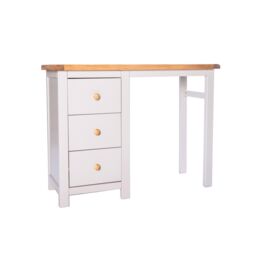 Cabinet Bits Argenta 3 Drawer Dressing Table Set Wood Knob in Light Grey - thumbnail 3