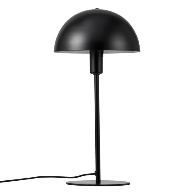 Nordlux Modern Indoor Table Lamp Black Metal E14 Dome Shade - Mains Powered, IP20 - image 1