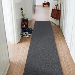 RugsX Traffic Dark Runner in Grey - Size: 150 cm x 370 cm - thumbnail 4