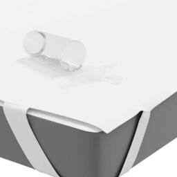 Berkfield Home Mattress Protector White 120x220 cm Waterproof - thumbnail 1