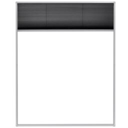 Berkfield Home Plisse Insect Screen for Windows Aluminium 80x100 cm in Black - thumbnail 3