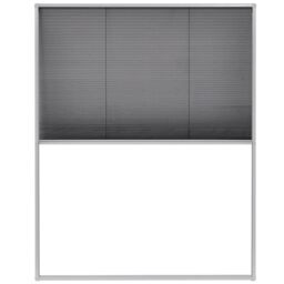 Berkfield Home Plisse Insect Screen for Windows Aluminium 80x100 cm in Black - thumbnail 2