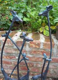 Inspirational Gifting Giraffe Family Sculpture Ornament with an Aged Bronze Finish - thumbnail 5