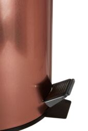 Orsina 5000ml Rose Gold Pedal Bin, Stylish Metal Waste Bin With Soft Close Lid & Removable Inner Bucket, Elegant - thumbnail 4