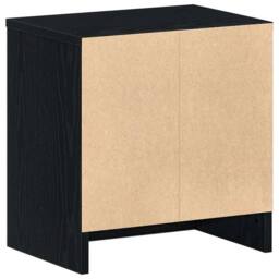 Berkfield Home Bedside Cabinet with Drawer Black 39x28x41 cm - Size: 39 x 28 x 41 cm - thumbnail 8