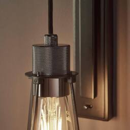 Netlighting 'ALESSANDRIA' Dimmable Indoor Industrial Style Decorative Wall Lamp in Black - thumbnail 5