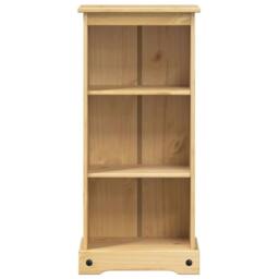 Berkfield Home Beautiful Bookcase Corona 46x29x100 cm Solid Wood Pine in Tan - Size: 46 x 29 x 100 cm - thumbnail 4