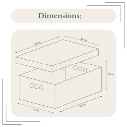 NESTLUNE 2pc Decorative Storage Boxes Home Office Box in Green - thumbnail 2