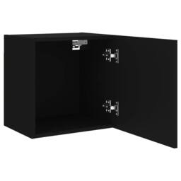 Berkfield Home TV Wall Cabinets 2 pcs Black 40.5x30x40 cm Engineered Wood - thumbnail 7
