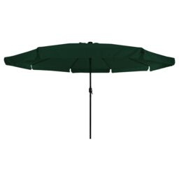 Berkfield Home Garden Parasol with LED Lights 395 cm x 245 cm Green - thumbnail 3