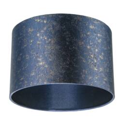 Happy Homewares Midnight Blue Jacquard Fabric Lamp Shade with Gold Foil Fleck Accents - Size: 12 inches - thumbnail 5