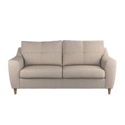 Furnishings For Less UK Baxter Tufted Fabric Sofa Suite 3 Seater & 2 Seater Sofa - Charcoal, Silver, Oatmeal or Sage in Beige - thumbnail 2