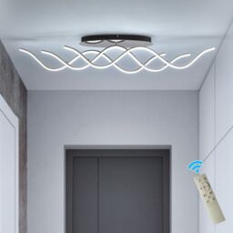 Garwarm 3-Light 103cm LED Dimmable Linear Flush Mount in White - thumbnail 8