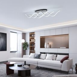 Garwarm 3-Light 103cm LED Dimmable Linear Flush Mount in White - thumbnail 4