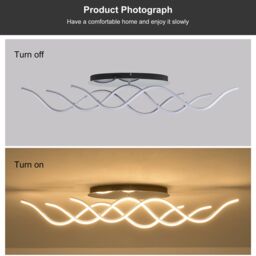 Garwarm 3-Light 103cm LED Dimmable Linear Flush Mount in White - thumbnail 5