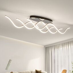 Garwarm 3-Light 103cm LED Dimmable Linear Flush Mount in White