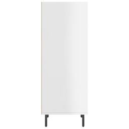 Berkfield Home Sideboard High Gloss White 34.5x32.5x90 cm Engineered Wood - thumbnail 5