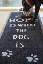 My Mat Home 2 Washable Indoor Nylon Mat in Black - Size: 50 cm x 75 cm - thumbnail 2