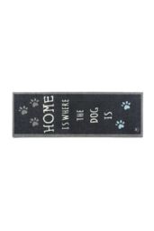 My Mat Home 2 Washable Indoor Nylon Mat in Black - Size: 50 cm x 75 cm - thumbnail 1