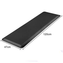 NESTLUNE 44*120cm Anti Fatigue Mat Kitchen Standing Floor Non Slip in Black - Size: 100 cm x 100 cm - thumbnail 2