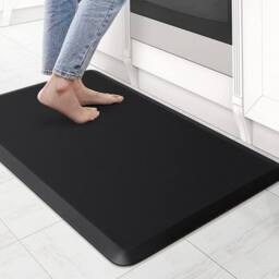 NESTLUNE 44*120cm Anti Fatigue Mat Kitchen Standing Floor Non Slip in Black - Size: 100 cm x 100 cm - thumbnail 1