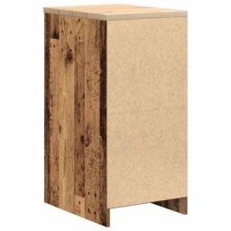 Berkfield Home Garage Storage Cabinet Old Wood 40x51x85 cm Solid Wood Pine in Brown - Size: 40 x 51 x 85 cm - thumbnail 8
