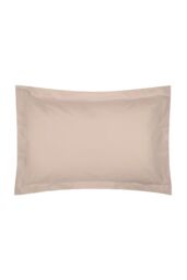 Belledorm Easy Care 200 Thread Count Cotton Polyester Percale Oxford Pillowcase in Cream - thumbnail 1