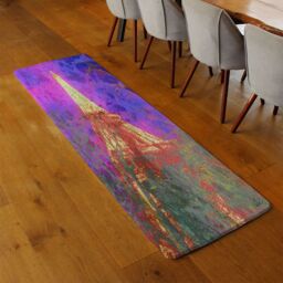 Benjamin Tate Design Pinky Tower Runner Rug in Natural - Size: 67 cm x 230 cm - thumbnail 2