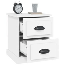 Berkfield Home Bedside Cabinets 2 pcs White 39x39x47.5 cm Engineered Wood - thumbnail 6