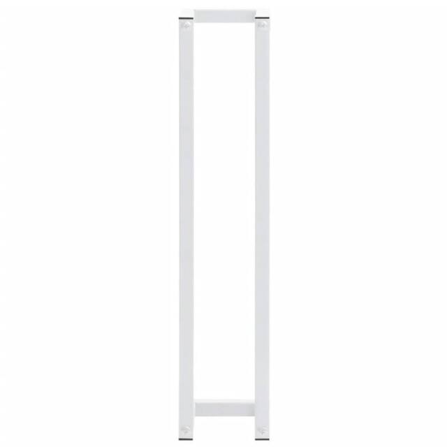 Berkfield Home Towel Rack White 12.5x12.5x60 cm Steel - image 1