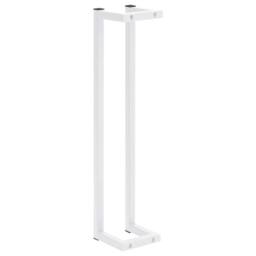 Berkfield Home Towel Rack White 12.5x12.5x60 cm Steel - thumbnail 5