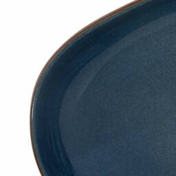 Berkfield Home Durable Countertop Basin Brown & Blue Oval 59x40x14 cm Ceramic - Size: 59 x 40 x 14 cm - thumbnail 7