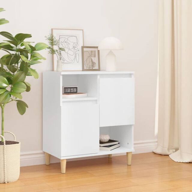 Berkfield Home Sideboard White 60x35x70 cm Engineered Wood - Size: 60 x 35 x 70 cm - image 1