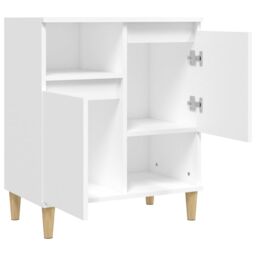 Berkfield Home Sideboard White 60x35x70 cm Engineered Wood - Size: 60 x 35 x 70 cm - thumbnail 5
