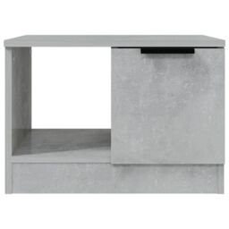 Berkfield Home Coffee Table Concrete Grey 50x50x36 cm Engineered Wood - Size: 50 x 50 x 36 cm - thumbnail 5