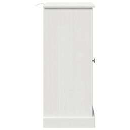 Berkfield Home Bathroom Cabinet with Shelf with Storage with Door Antique white MDF - thumbnail 7