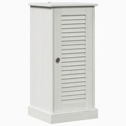 Berkfield Home Bathroom Cabinet with Shelf with Storage with Door Antique white MDF - thumbnail 2