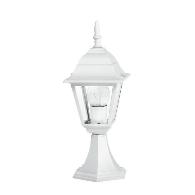 Netlighting ROMA Outdoor Pedestal Light White IP44 14.6x39cm - Size: 14.6x39 cm