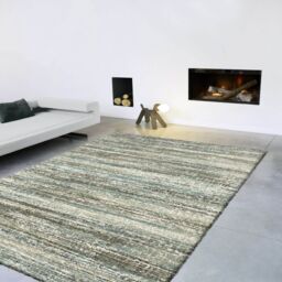 The Rug Shop UK Beige Modern Easy to clean Machine Made Abstract Abstract Area Rug - Size: 200 cm x 290 cm - thumbnail 2