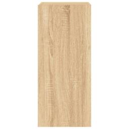 Berkfield Home TV Wall Cabinet with LED Lights Sonoma Oak 30.5x35x70 cm in Brown - thumbnail 9